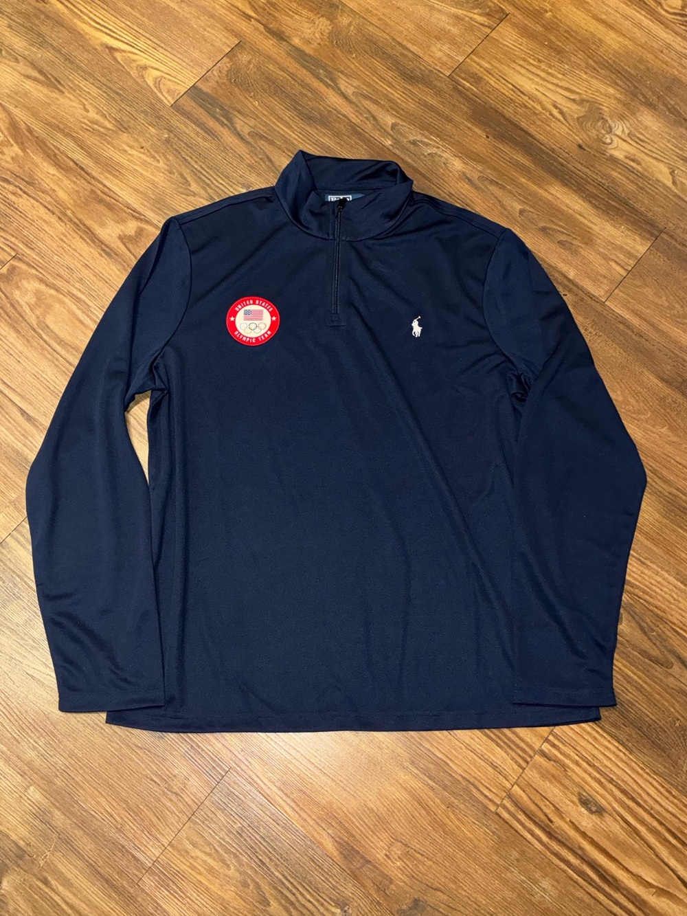 Polo Ralph Lauren Team USA Micro-Dot Mesh Quarter-Zip